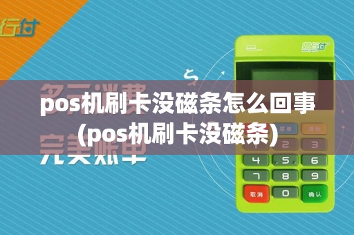 pos机刷卡没磁条怎么回事(pos机刷卡没磁条)