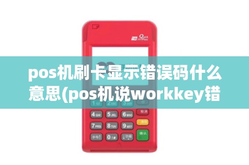 pos机刷卡显示错误码什么意思(pos机说workkey错)