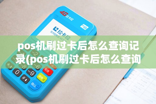 pos机刷过卡后怎么查询记录(pos机刷过卡后怎么查询)