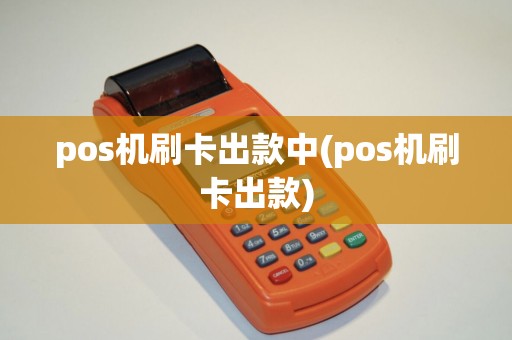pos机刷卡出款中(pos机刷卡出款)