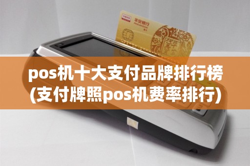 pos机十大支付品牌排行榜(支付牌照pos机费率排行)