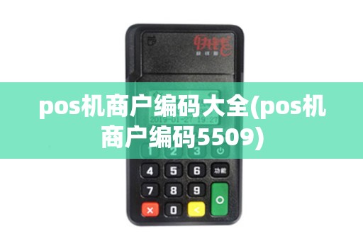 pos机商户编码大全(pos机商户编码5509)