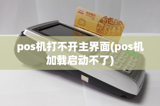 pos机打不开主界面(pos机加载启动不了)