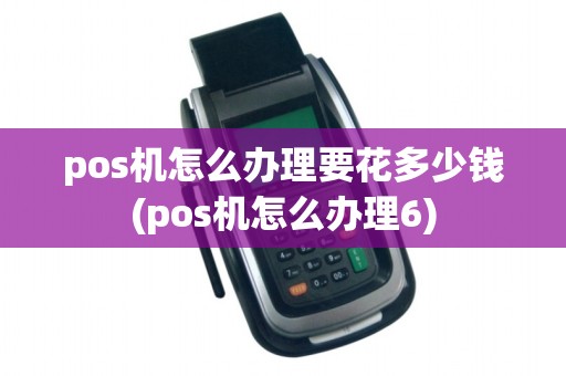 pos机怎么办理要花多少钱(pos机怎么办理6)