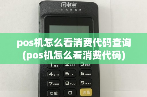 pos机怎么看消费代码查询(pos机怎么看消费代码)